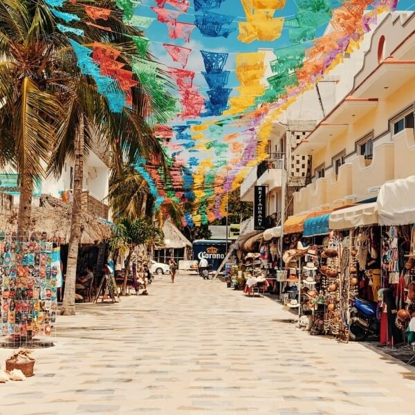 shopping in playa
